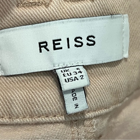 Reiss "Baxter" Relaxed High Waist Tapered Fit Trousers US2 ($160) - Picture 7 of 8